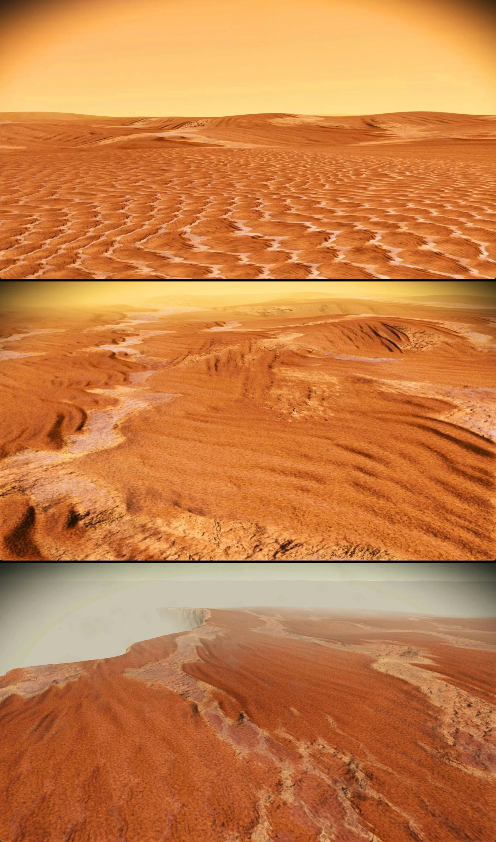 Rewritten terrain rendering